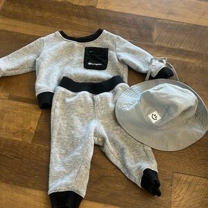Champion sweat set and hat
